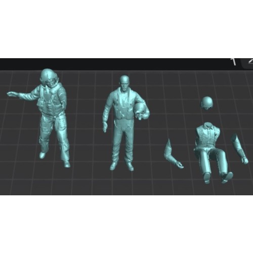 Pilotos Modernos (set.1). 3 figuras