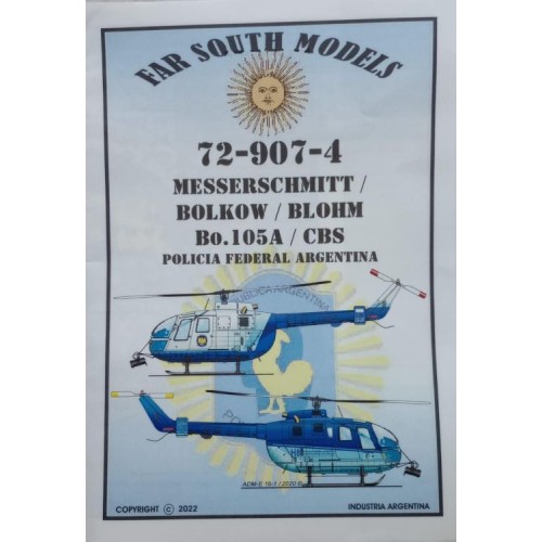 MESSERSCHMITT / BOLKOW / BLOHM BO.105A / CBS - P.F.A.