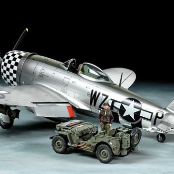 1/48 P-47D Bubbletop & jeep 4x4 LV