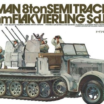 GERMAN 8ton SEMI TRACK 20mm FLAKVIERLING Sd.Kfz. 7/1