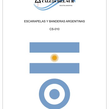Escarapelas y banderas argentinas