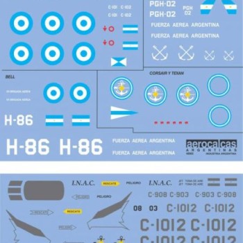 Sabre F-86 F-40 *** Skyhawk A4 AR *** Hughes 500 *** Bell *** Corsair y Texan (48902)