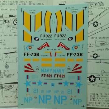 KOREAN WAR ACES F-86E, F-80C, F-51D, F-4U-5N