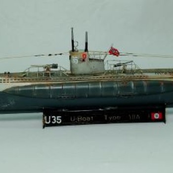 SUBMARINO ALEMÁN TIPO VIIA "U35" (ARMADO) - 1/350