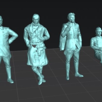 Pilotos Primera Guerra Mundial - Set 4 - 1/32