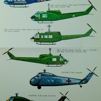 SIKORSKY S-58 & BELL HV-1 IROQUOIS