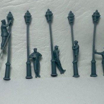 Set de farolas con figuras x 5