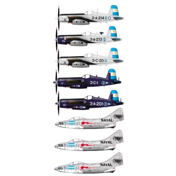 F9F-2B Panther + F4U-5, 5N, 5NL A.R.A. 1/48