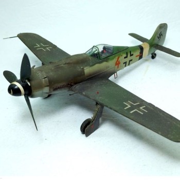 FOCKE-WULF FW-190 D9 - 4 MARRÓN - 1/48