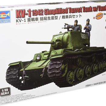KV-1 1942 SIMPLIFIED TURRET TANK W/TANK CREW