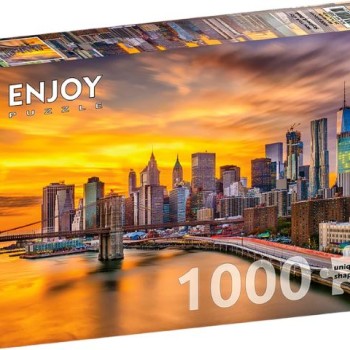 New York City Skyline at Dusk