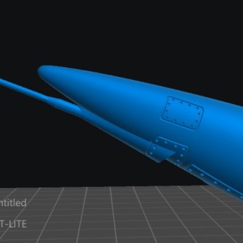 Nariz Dagger p/Kit Academy - Mirage III/V