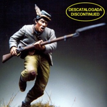 SOLDADO CONFEDERADO EN BATALLA