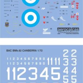 BAC BMk.62 CANBERRA FUERZA AEREA ARGENTINA (72007)