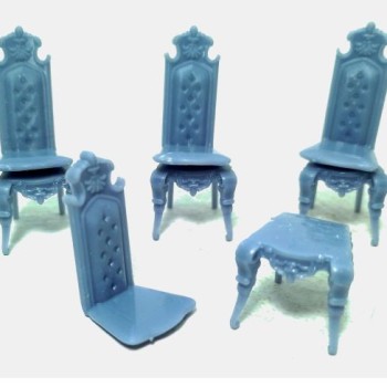 Sillas respaldo alto x 4