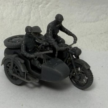 Sidecar soviético IMZ Ural 72