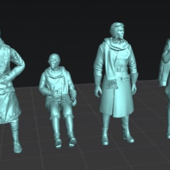 Pilotos Primera Guerra Mundial - Set 3 - 1/48