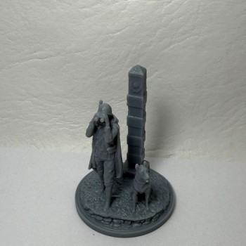 Viñeta: Soldado soviético y perro