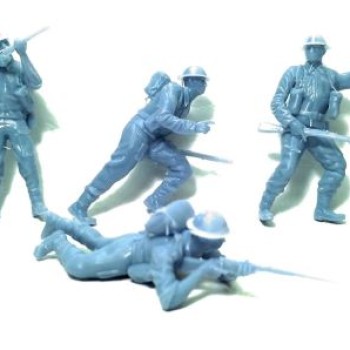 WWII - Soldados ingleses en combate x 6